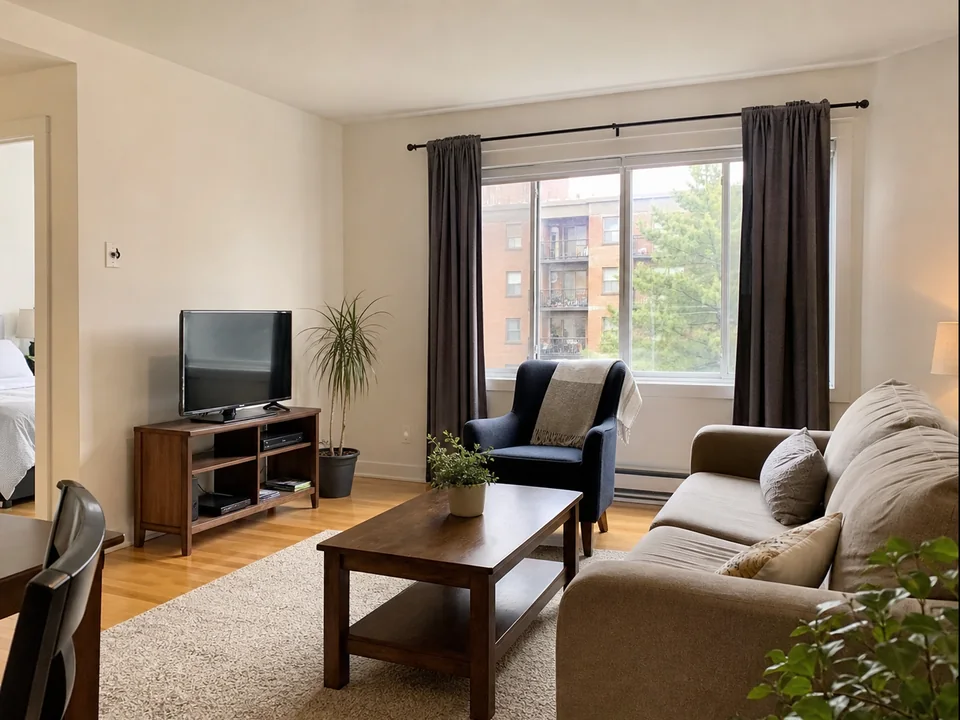Appartement locatif propre et lumineux prêt pour une visite